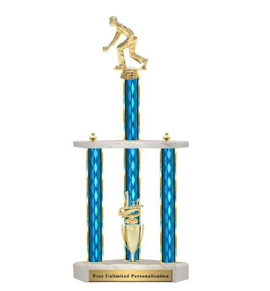 Giant Three Post Trophy Bocce