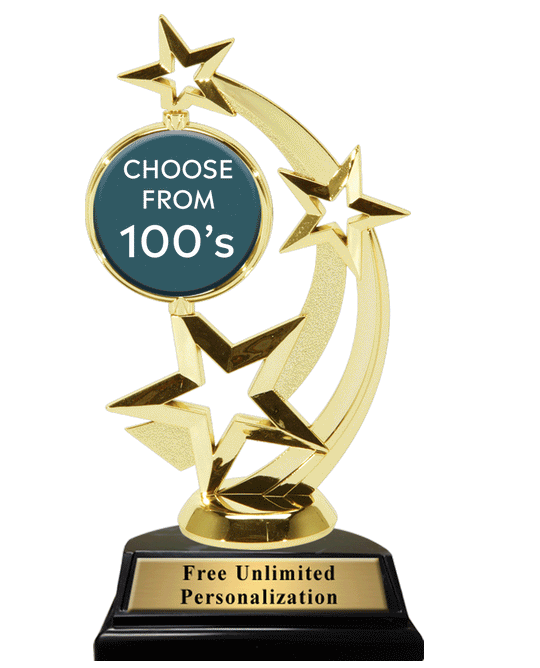 Gold Astro Spinner Insert Trophy