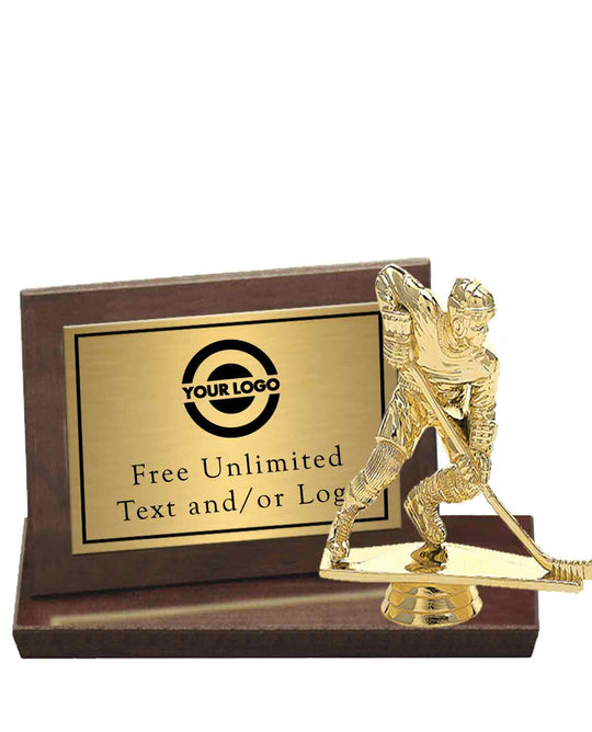 Cherry Billboard Plaque with Hockey Topper