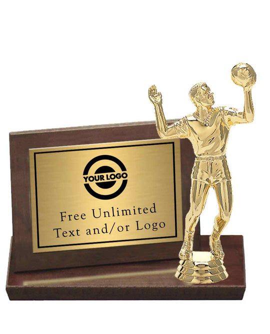 Cherry Billboard Plaque with Volleyball Topper