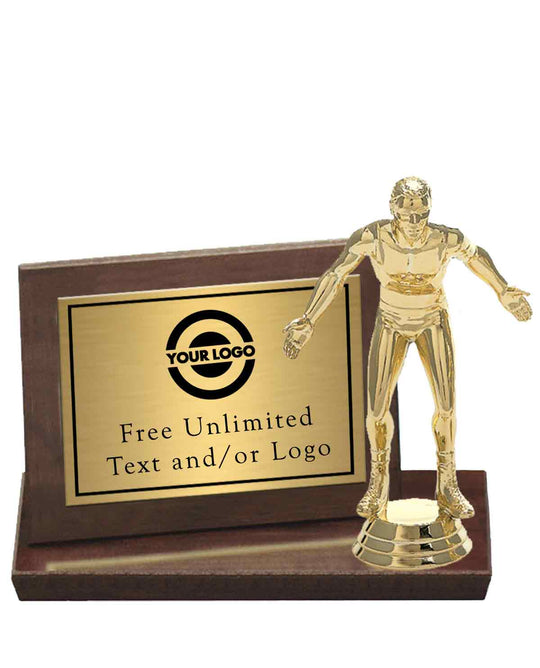 Cherry Billboard Plaque with Wrestling Topper