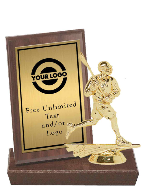 MVP Plaque with Lacrosse Figure