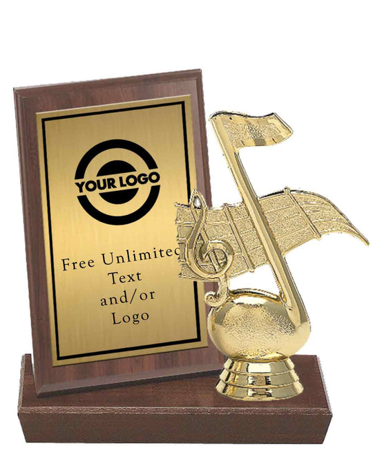 MVP Plaque with Music Figure