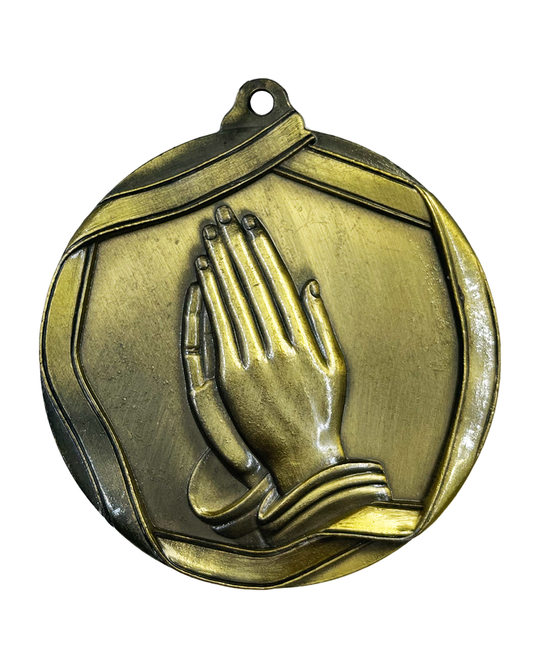 Praying Hands Medal