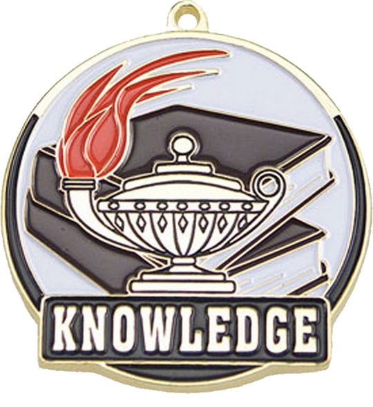 Color Fill Knowledge Medal