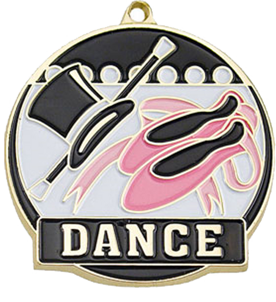 Color Fill Dance Medal