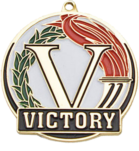Color Fill Victory Medal