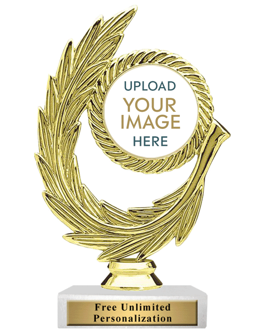 Honor Wreath Custom Insert Trophy