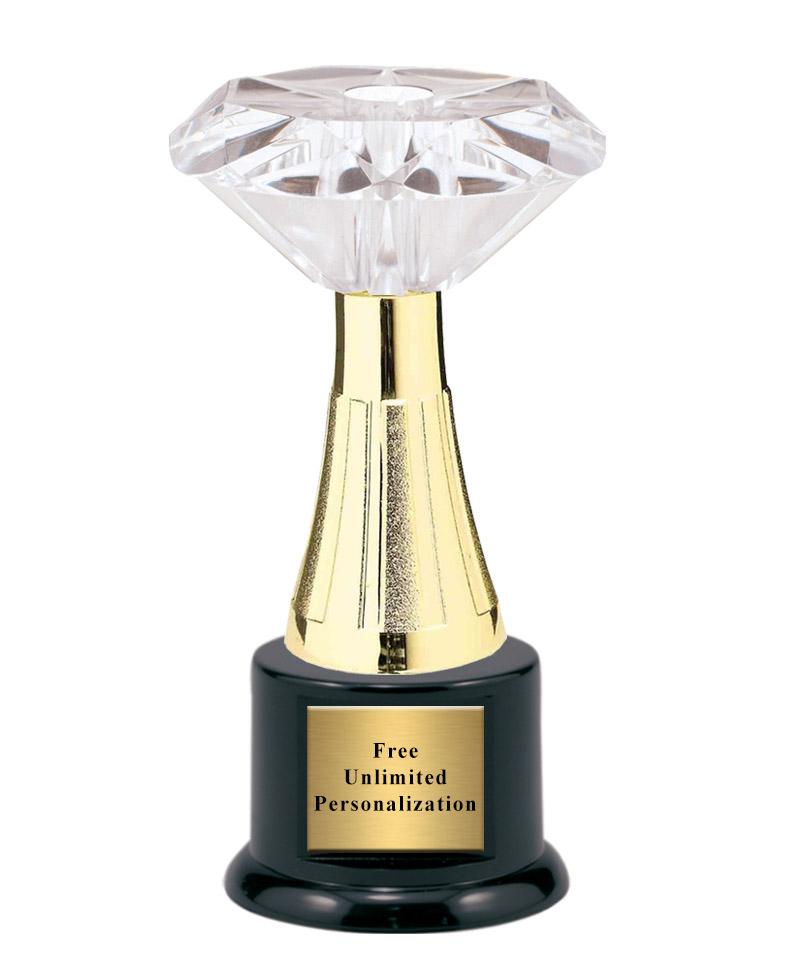 Jewel Riser Football Trophy - Large
