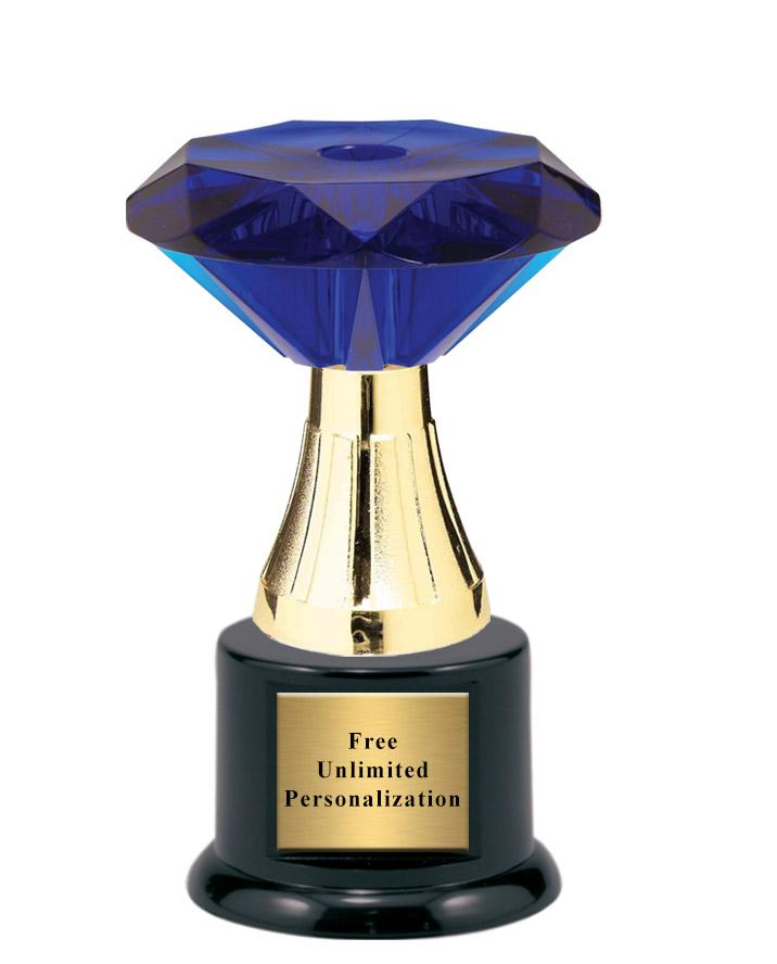 Jewel Riser Pinewood Derby Trophy - Medium