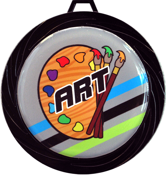 Black Lazer Art Medal