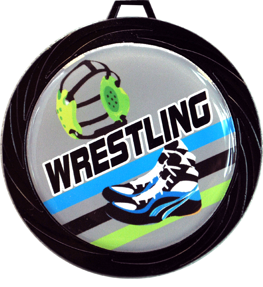Black Lazer Wrestling Medal
