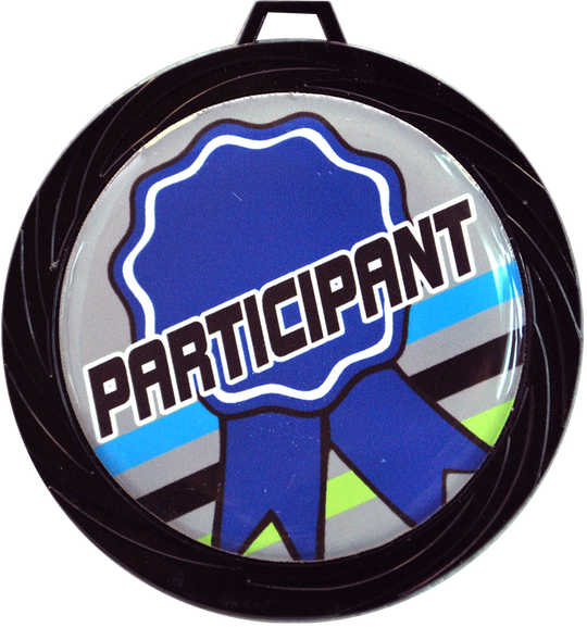 Black Lazer Participant Medal