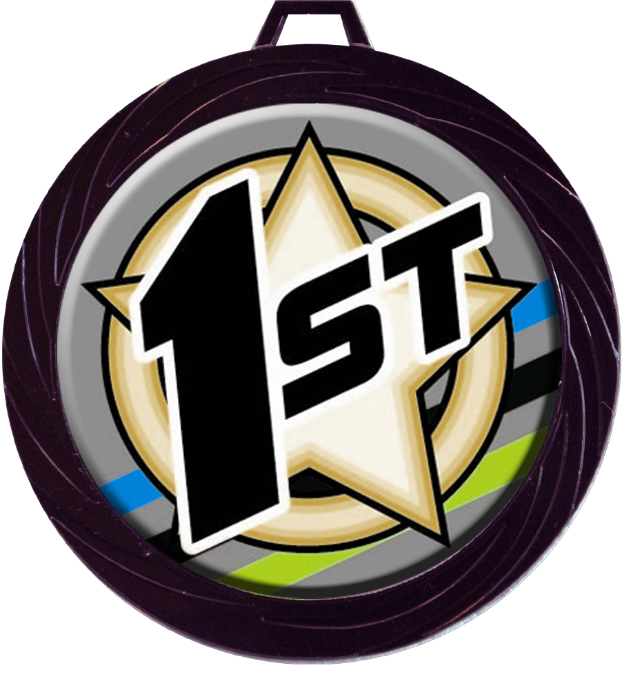 Black Lazer 1st Place Medal