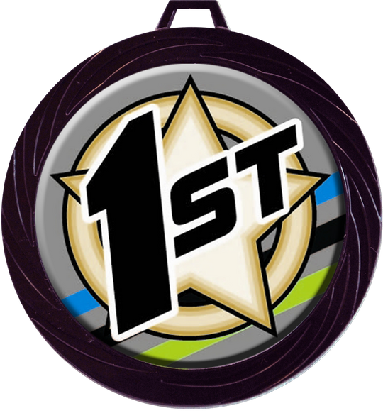 Black Lazer 1st Place Medal