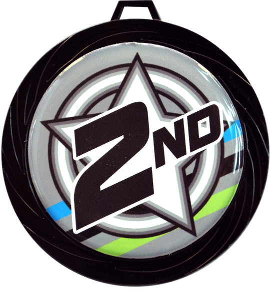 Black Lazer 2nd Place Medal