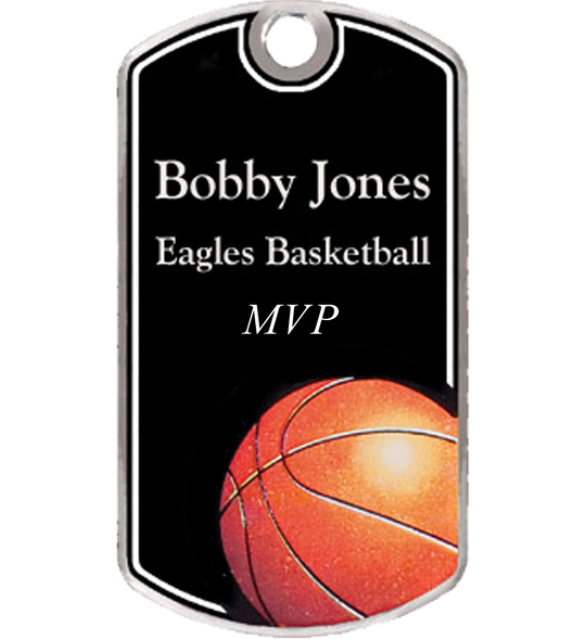 Basketball Dog Tag