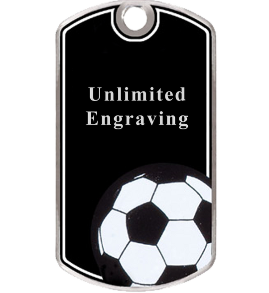 Soccer Dog Tag