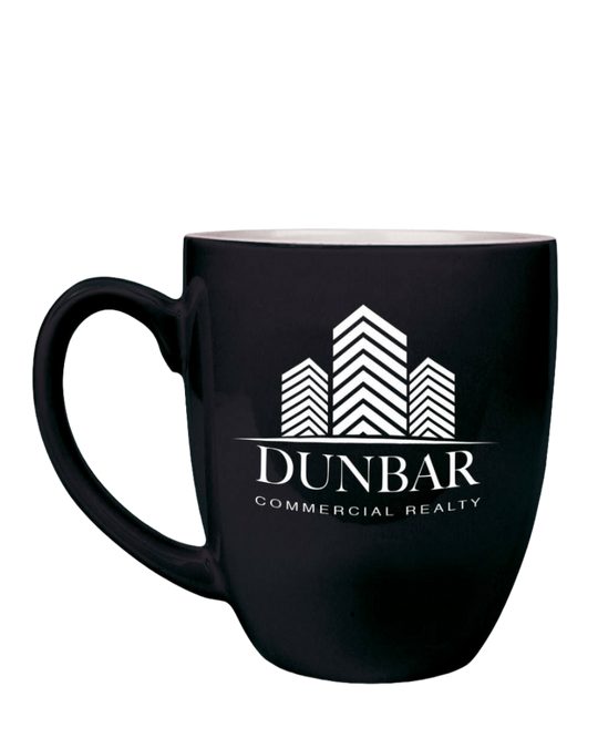 16 oz Custom Ceramic Bistro Coffee Mug