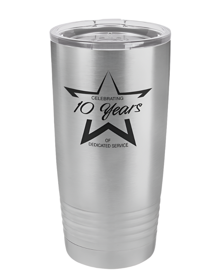 Stainless Steel 20 oz Custom Insulated Ringneck Tumbler