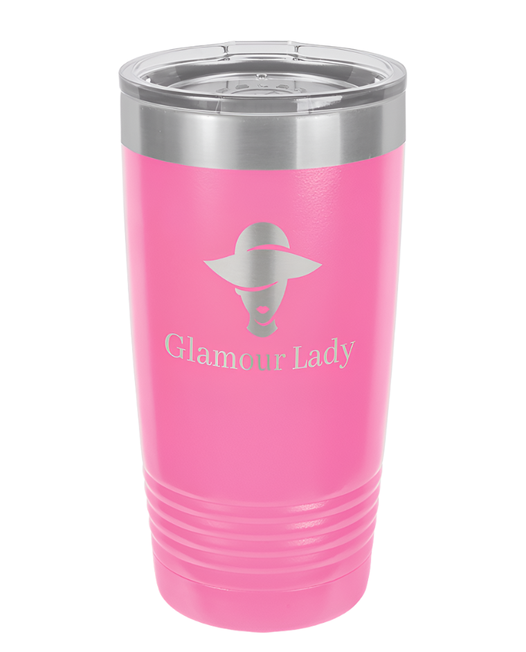 Pink 20 oz Custom Insulated Ringneck Tumbler