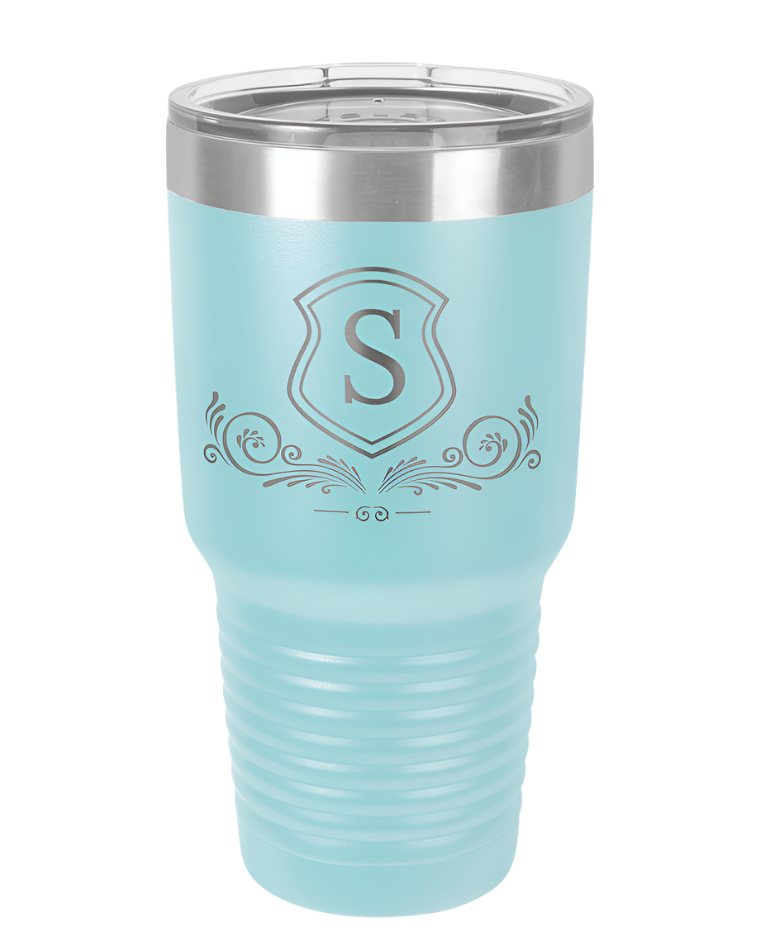 30 oz Light Blue Polar Camel Ringneck Tumbler