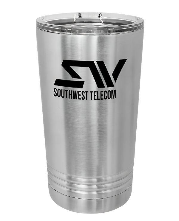 Stainless Steel 16 oz Custom Insulated Pint Tumbler