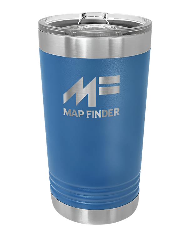 Royal Blue 16 oz Custom Insulated Pint Tumbler