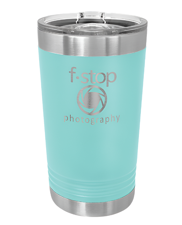 Teal 16 oz Custom Insulated Pint Tumbler