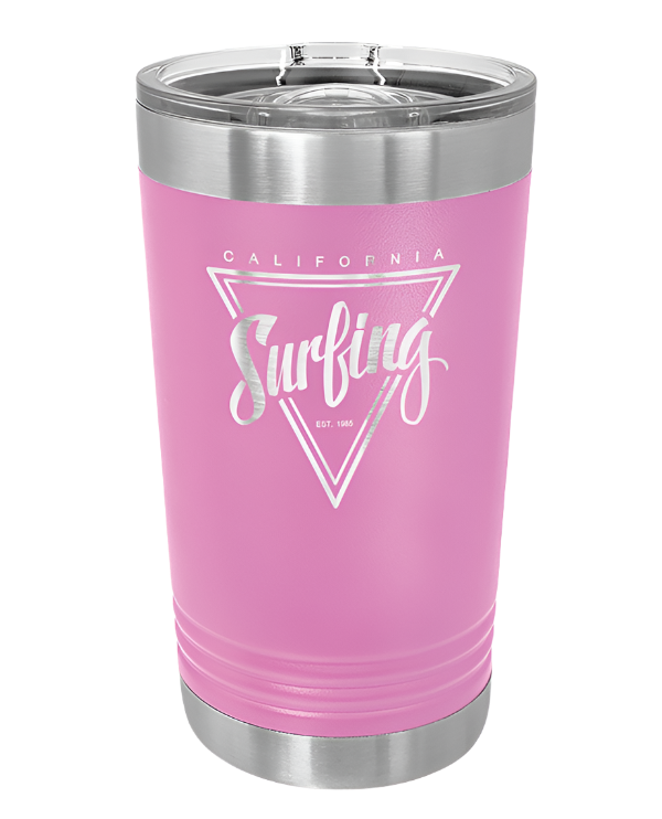 Light Purple 16 oz Custom Insulated Pint Tumbler