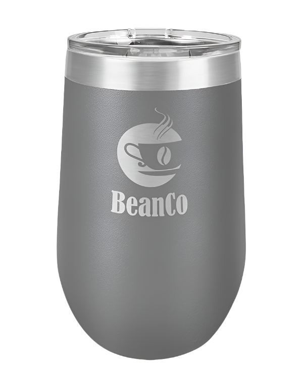 16 oz D. Gray Stainless Steel Wine Tumbler