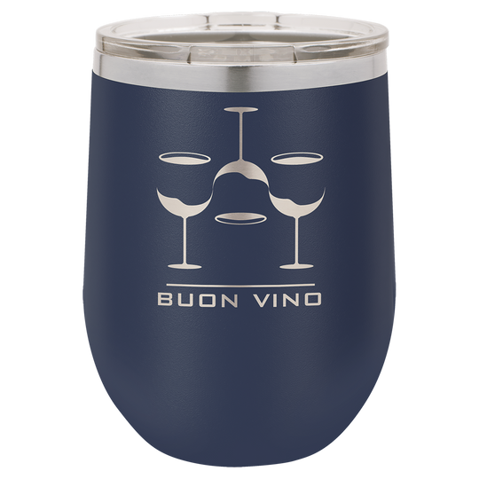 12 oz Custom Insulated Wine Tumbler