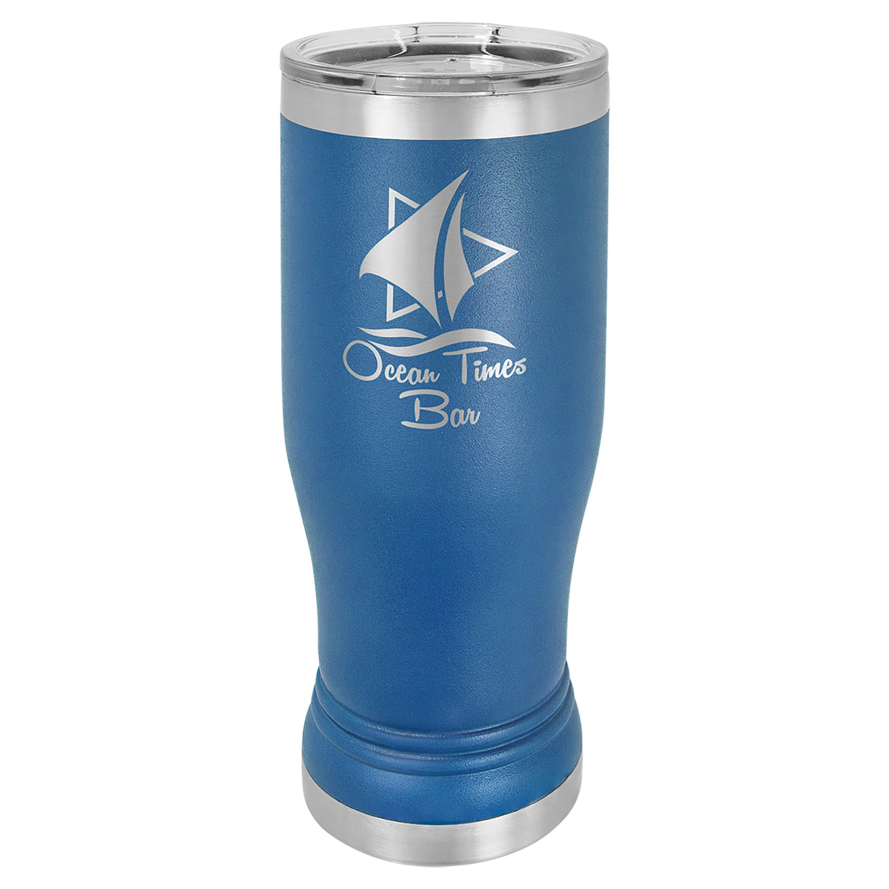 Royal Blue 14 oz Custom Insulated Pilsner Tumbler