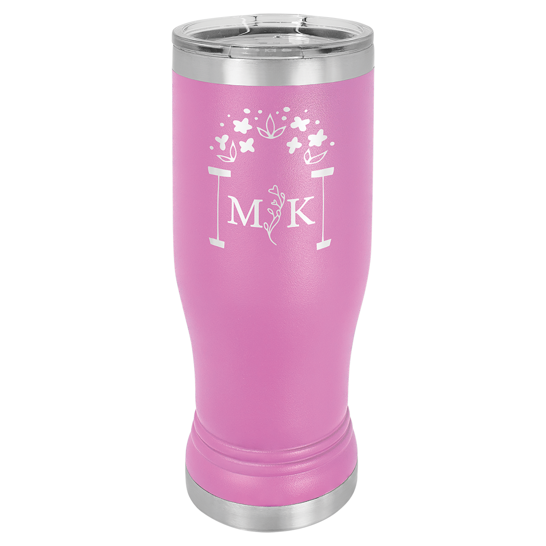 Light Purple 14 oz Custom Insulated Pilsner Tumbler