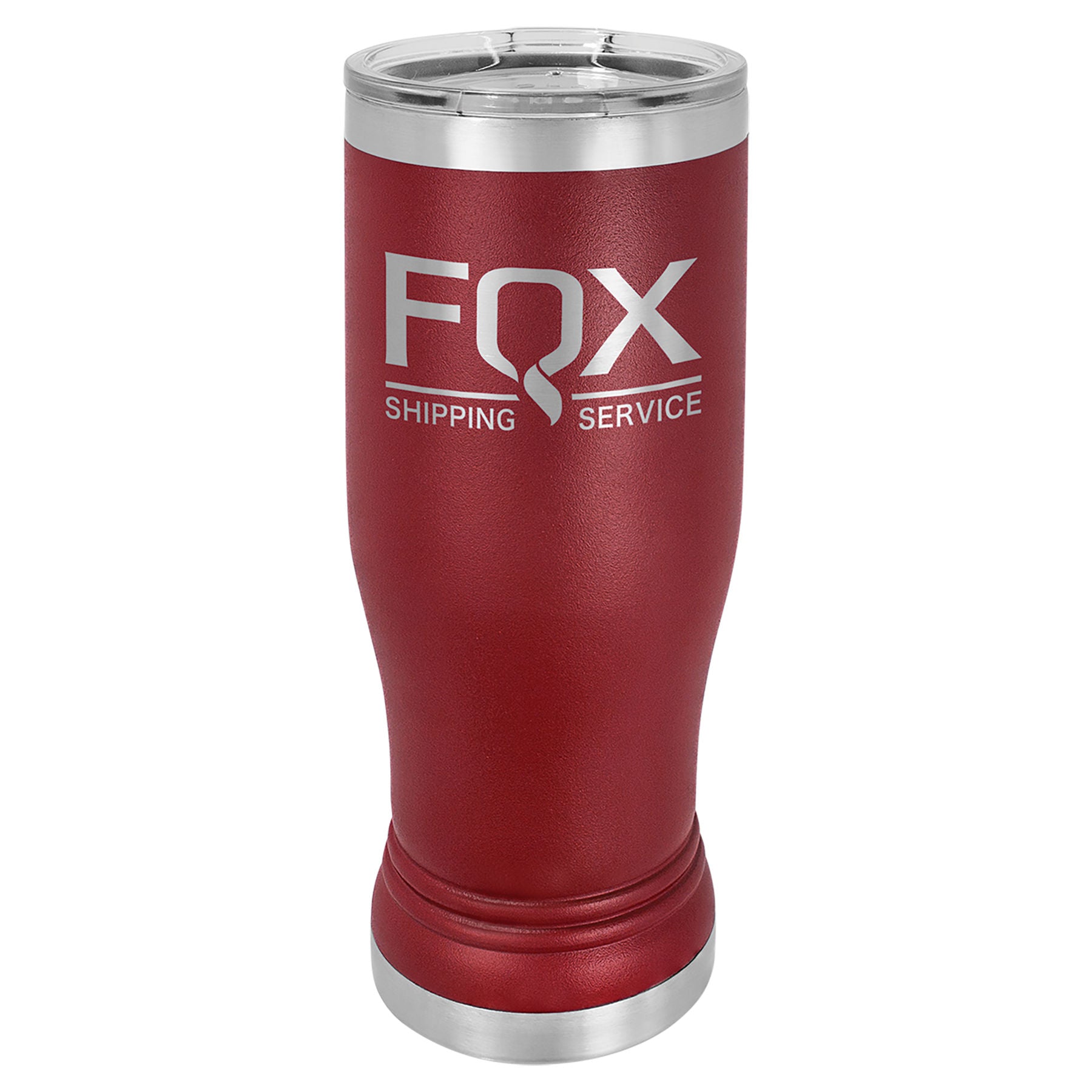 Maroon 14 oz Custom Insulated Pilsner Tumbler