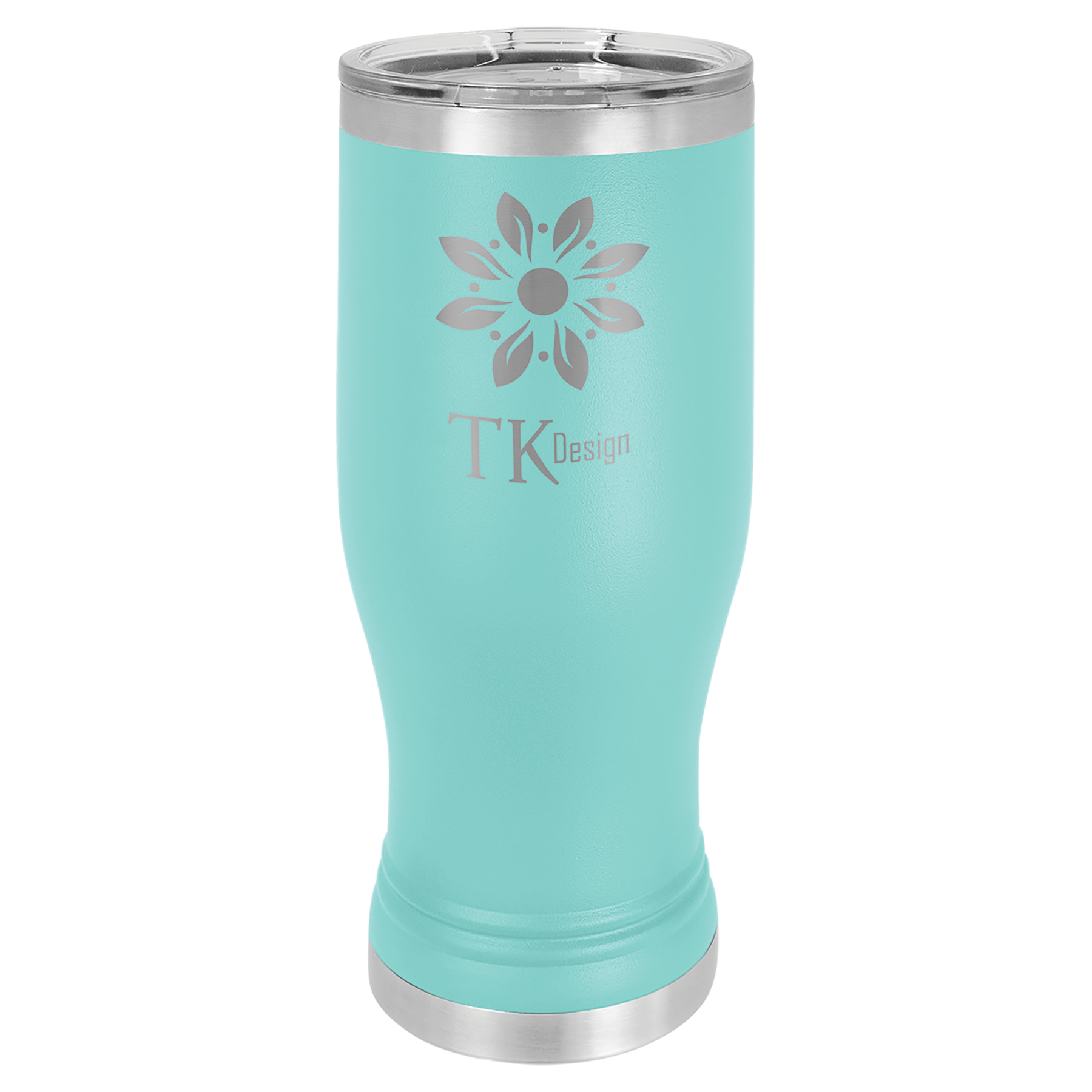 Teal 20 oz Custom Insulated Pilsner Tumbler