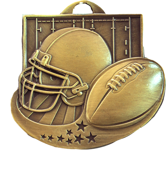 Star Blast Football Medal