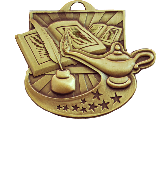 Star Blast Lamp of Learning Medal