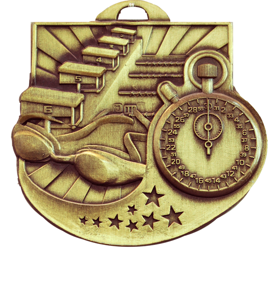 Star Blast Swimming Medal