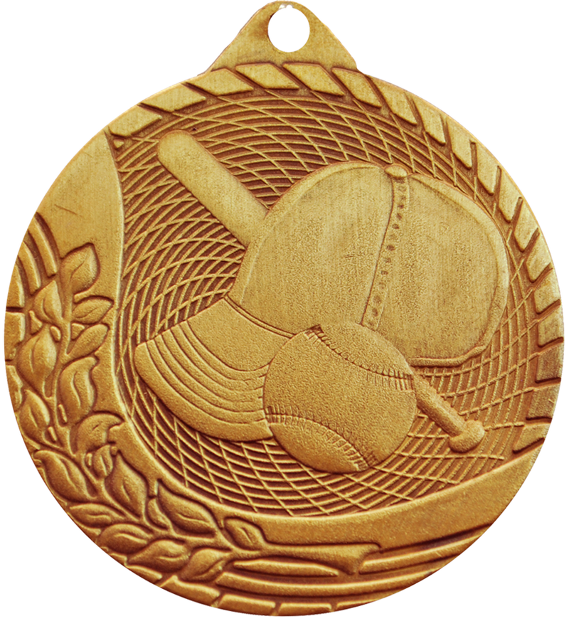 Bronze Budget Baseball Medal