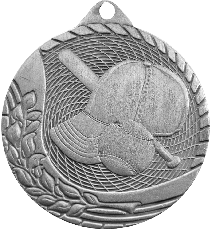 Silver Budget Baseball Medal