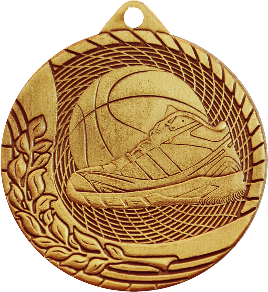 Bronze Budget Basketball Medal