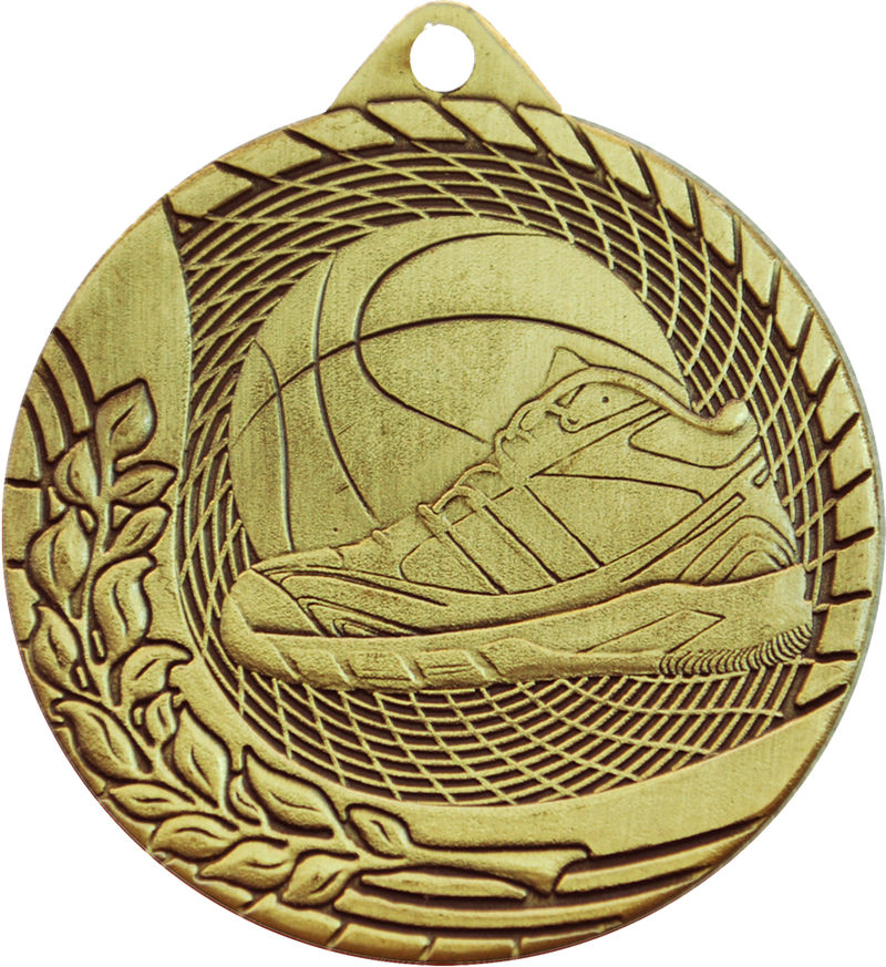 Gold Budget Basketball Medal
