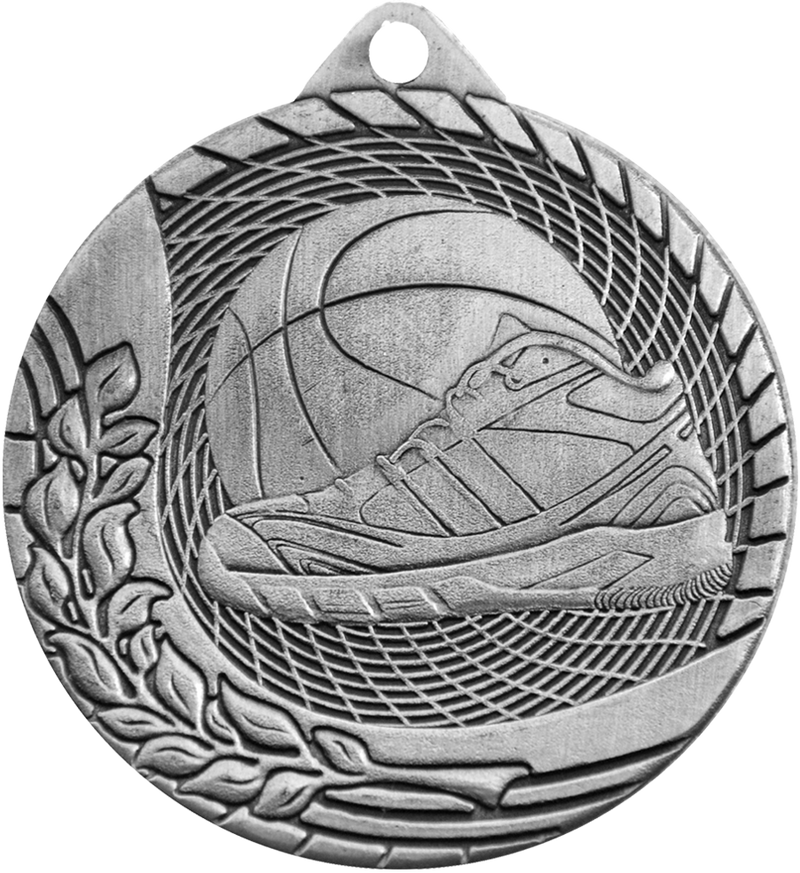 Silver Budget Basketball Medal