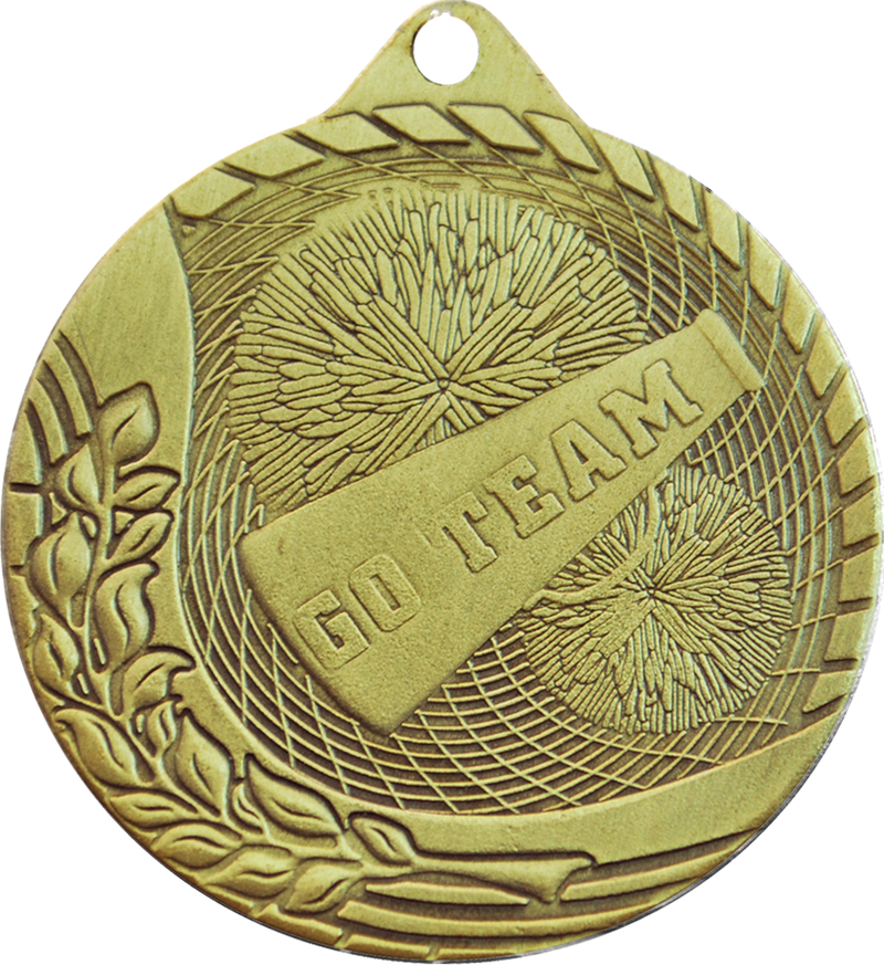 Gold Budget Cheer Medal