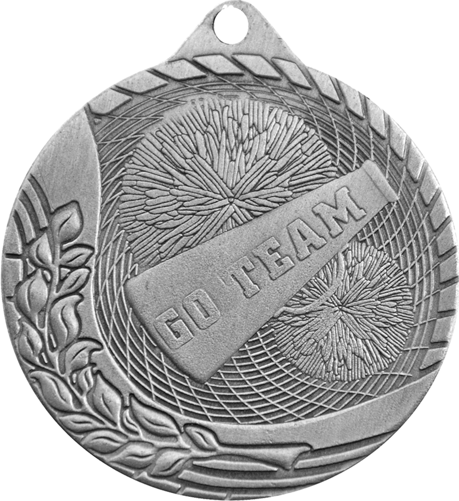 Silver Budget Cheer Medal