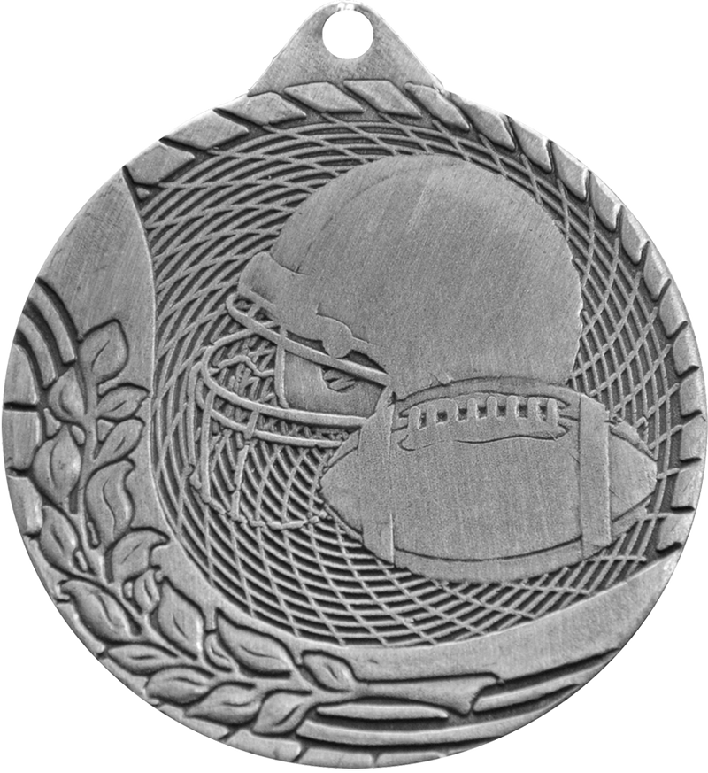 Silver Budget Football Medal