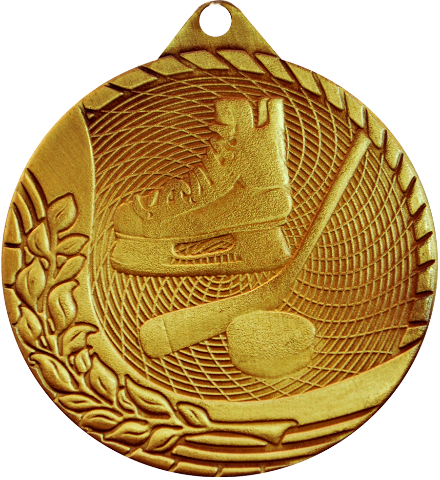 Bronze Budget Hockey Medal