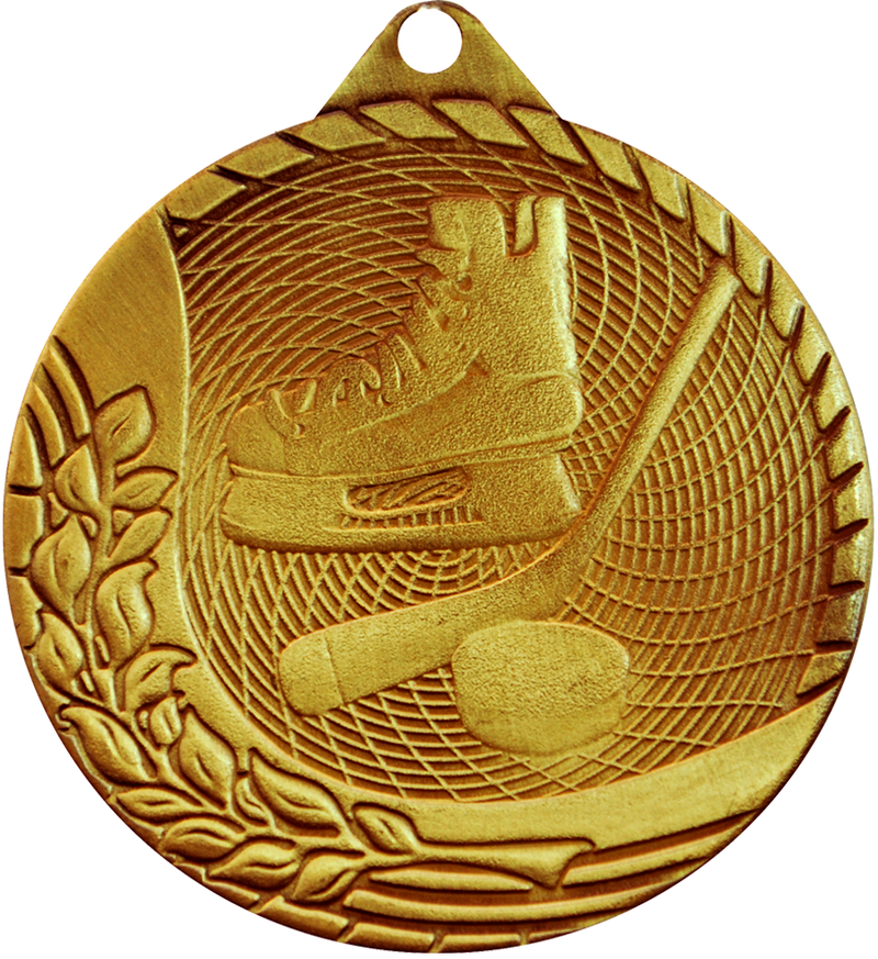 Bronze Budget Hockey Medal