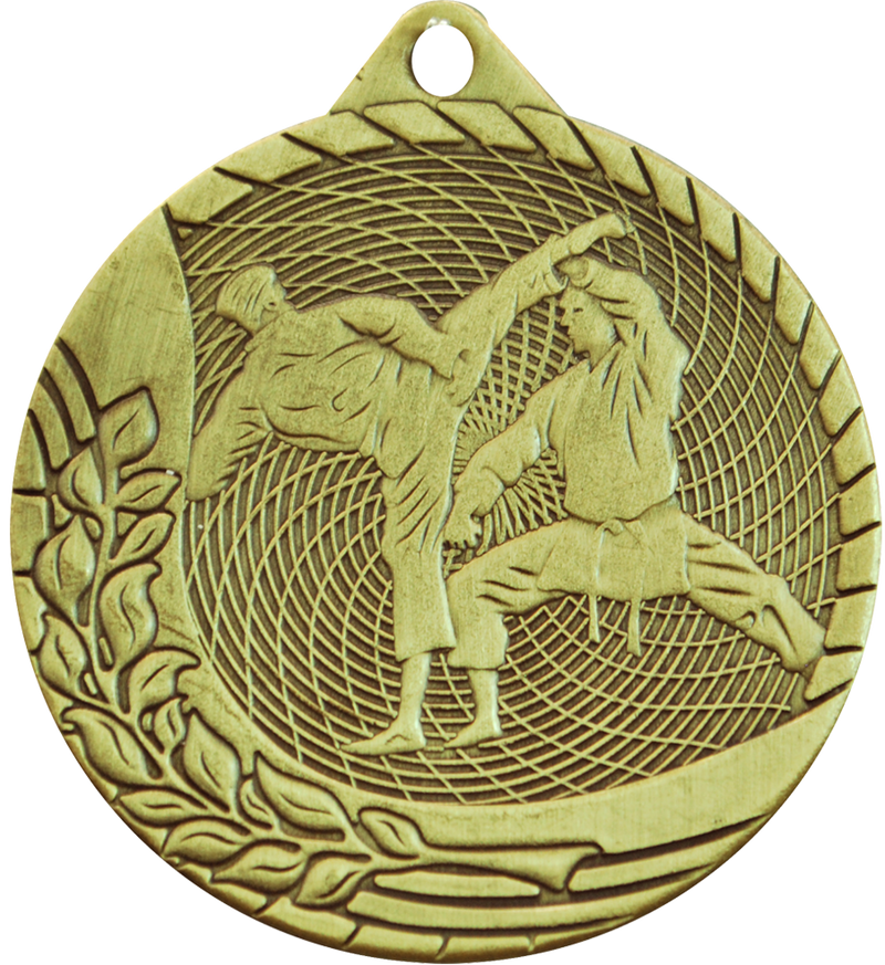 Gold Budget Karate Medal